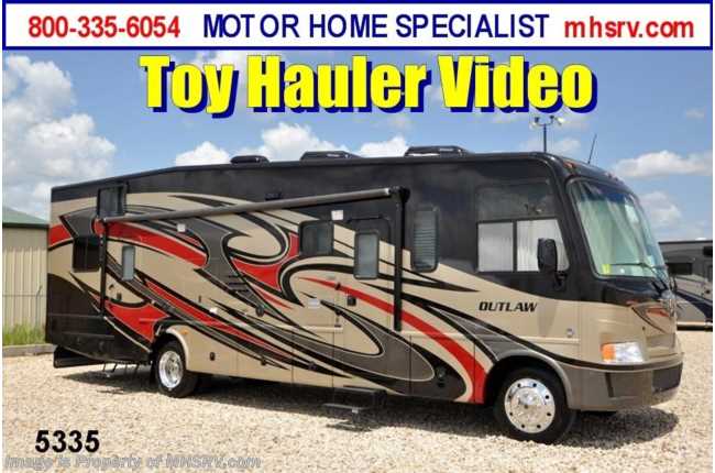2013 Thor Motor Coach Outlaw Toy Hauler 3611 Toy Hauler RV for Sale W/Slide