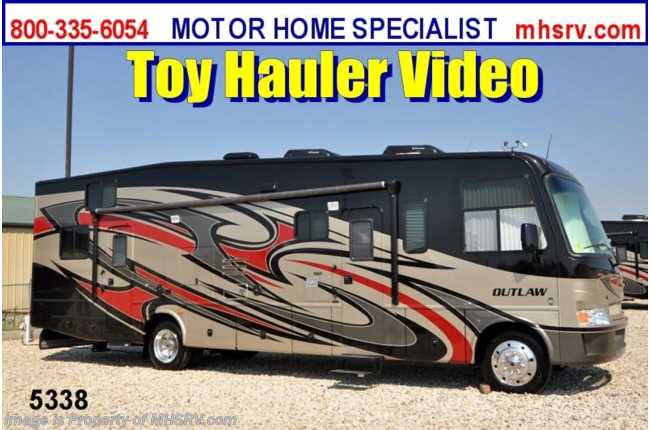 2013 Thor Motor Coach Outlaw Toy Hauler (3611) W/Slide - Toy Hauler RV for Sale
