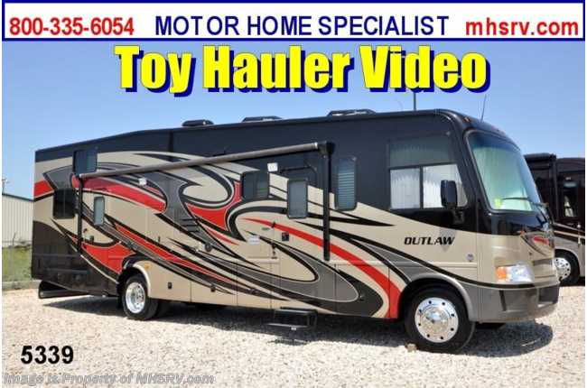 2013 Thor Motor Coach Outlaw Toy Hauler Toy Hauler Motor Home for Sale - 3611