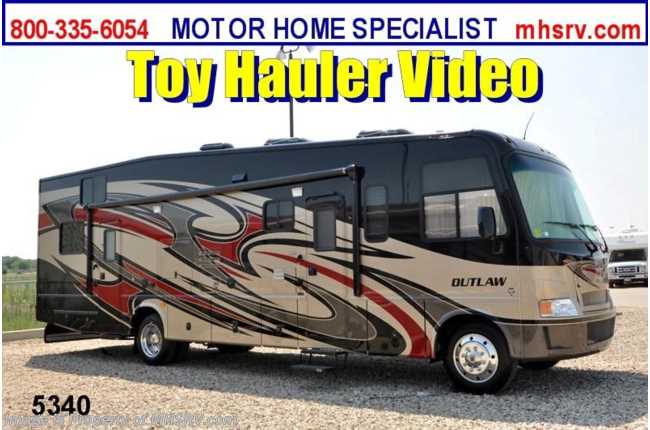 2013 Thor Motor Coach Outlaw Toy Hauler Toy Hauler Motorhome for Sale - 3611