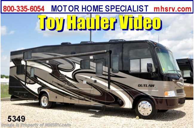 2013 Thor Motor Coach Outlaw Toy Hauler Toy Hauler RV for Sale - 3611 W/Slide