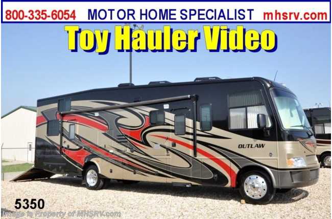 2013 Thor Motor Coach Outlaw Toy Hauler Toy Hauler RV for Sale W/Slide (3611)