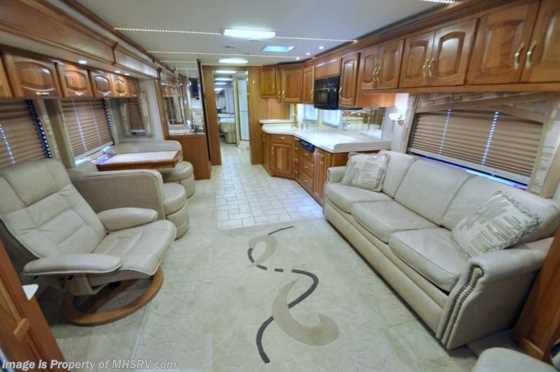 2004 Newmar Mountain Aire W4 Slides Used RV For Sale Floorplan
