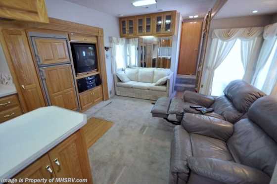 2001 Newmar Mountain Aire W/3 Slides and Gen (35LKSA) Used RV for Sale Floorplan