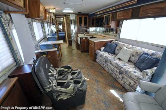 1999 National RV Tropical W/2 Slides and Tag Axle Used RV for Sale Floorplan