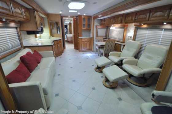 2007 Country Coach Inspire W/3 Slides Used RV for Sale Floorplan