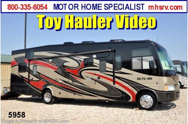 2013 Thor Motor Coach Outlaw Toy Hauler Class A Toy Hauler RV for Sale W/Slide 3611