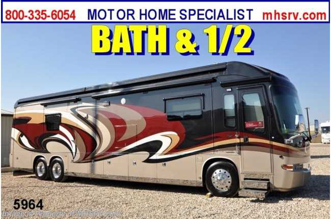 2013 Entegra Coach Cornerstone (45RBQ) Bath &amp; 1/2 Luxury Motor Home for Sale