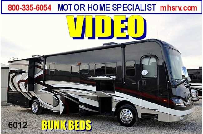 2013 Sportscoach Cross Country 385DS W/FWS &amp; King Bed - Bunk House Diesel RV fo