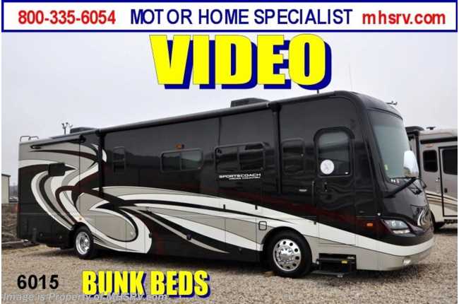 2013 Sportscoach Cross Country 385DS W/FWS &amp; King Bed - Bunk Model RV for sale