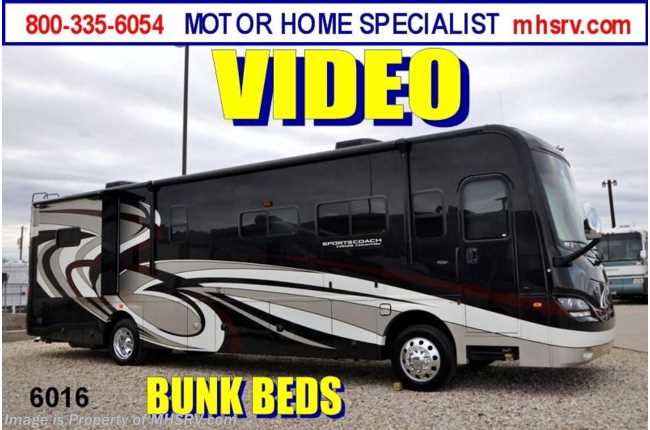 2013 Sportscoach Cross Country W/FWS &amp; King Bed 385DS - BunkHouse RV for sale