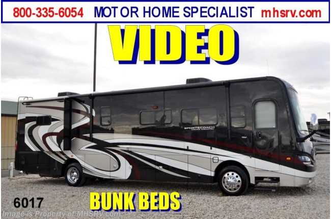2013 Sportscoach Cross Country W/FWS &amp; King Bed &amp; Bunkbeds (385DS) RV for sale