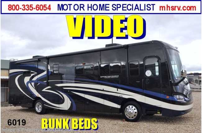 2013 Sportscoach Cross Country W/FWS &amp; King Bed 385DS - Bunk House Diesel RV fo