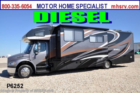 &lt;a href=&quot;http://www.mhsrv.com/jayco-rv/&quot;&gt;&lt;img src=&quot;http://www.mhsrv.com/images/sold-jayco.jpg&quot; width=&quot;383&quot; height=&quot;141&quot; border=&quot;0&quot; /&gt;&lt;/a&gt; 

&lt;object width=&quot;400&quot; height=&quot;300&quot;&gt;&lt;param name=&quot;movie&quot; value=&quot;http://www.youtube.com/v/fBpsq4hH-Ws?version=3&amp;amp;hl=en_US&quot;&gt;&lt;/param&gt;&lt;param name=&quot;allowFullScreen&quot; value=&quot;true&quot;&gt;&lt;/param&gt;&lt;param name=&quot;allowscriptaccess&quot; value=&quot;always&quot;&gt;&lt;/param&gt;&lt;embed src=&quot;http://www.youtube.com/v/fBpsq4hH-Ws?version=3&amp;amp;hl=en_US&quot; type=&quot;application/x-shockwave-flash&quot; width=&quot;400&quot; height=&quot;300&quot; allowscriptaccess=&quot;always&quot; allowfullscreen=&quot;true&quot;&gt;&lt;/embed&gt;&lt;/object&gt;Used Jayco RV /OK 1/24/13/ - Used Super C 2012 Jayco Seneca (36FK) with 2 slides and 6,756 miles. This RV is approximately 38&#39; in length with a 340HP Cummins diesel engine, Freightliner chassis, 6KW Onan diesel generator with only 56 hours, power patio awning, slide-out room toppers, electric/gas water heater, 50Amp power cord reel, aluminum wheels, exterior entertainment system, 12K lb. hitch, automatic hydraulic leveling system, full color 3 camera monitoring system, Xantrax inverter, cab over bunk, king sized bed, dual ducted roof A/Cs and 4 HD TVs. For complete details visit Motor Home Specialist at MHSRV .com or 800-335-6054.