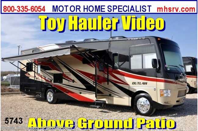 2013 Thor Motor Coach Outlaw Toy Hauler Toy Hauler RV for Sale (37LS) W/Slide