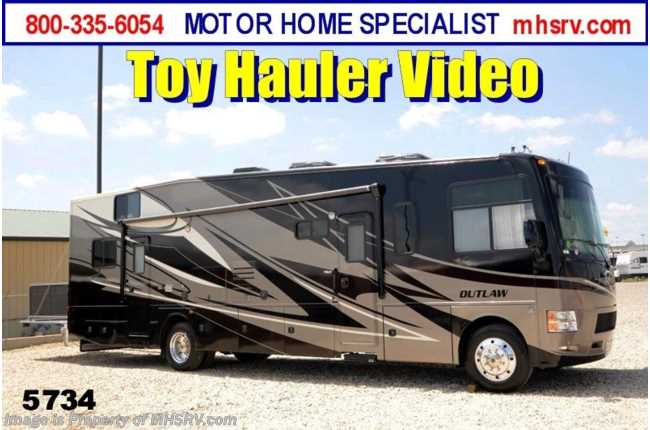 2014 Thor Motor Coach Outlaw Toy Hauler (37LS) W/Slide Toy Hauler RV for Sale