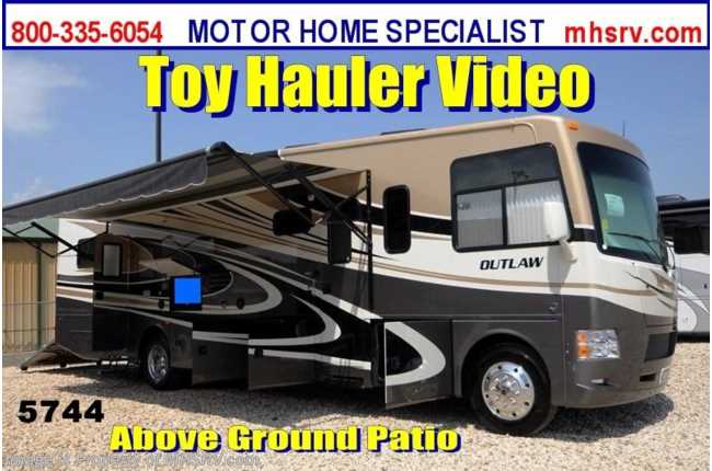 2014 Thor Motor Coach Outlaw Toy Hauler W/Slide (Model 37LS)  Toy Hauler RV for Sale