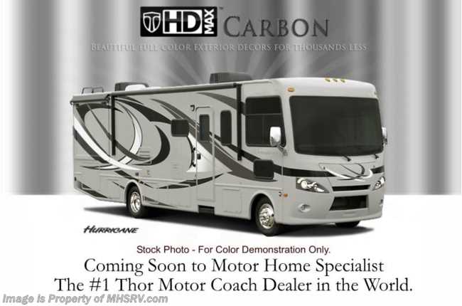 2014 Thor Motor Coach Hurricane 34E Bath &amp; 1/2 New RV for Sale
