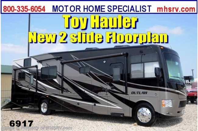 2014 Thor Motor Coach Outlaw Toy Hauler (Model 37MD) W/2 Slides New Toy Hauler For Sale