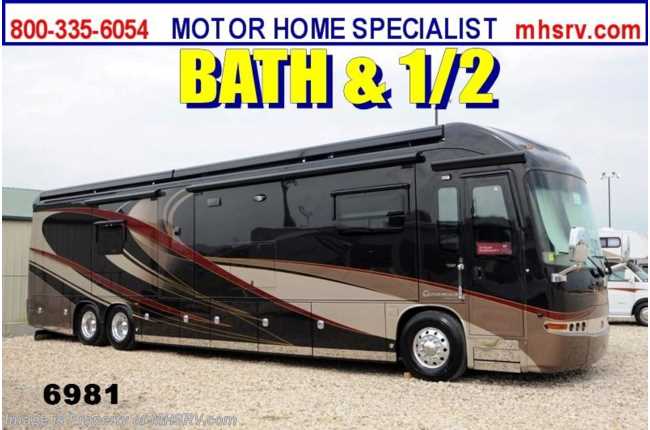 2014 Entegra Coach Cornerstone 45RBQ Bath &amp; 1/2 New Luxury RV for Sale W/4 Slides