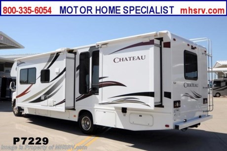 &lt;a href=&quot;http://www.mhsrv.com/thor-motor-coach/&quot;&gt;&lt;img src=&quot;http://www.mhsrv.com/images/sold-thor.jpg&quot; width=&quot;383&quot; height=&quot;141&quot; border=&quot;0&quot; /&gt;&lt;/a&gt; Used Thor Motor Coach RV /TX 7/10/13/ - 2013 Thor Motor Coach Chateau Class C RV. Model 31F with Ford E-450 chassis &amp; Ford Triton V-10 engine. This unit measures approximately 32 feet 2 inches in length. Features include a LED TV on swivel, DVD, glazed wood package, leatherette driver&#39;s and passenger&#39;s chairs, LED TV with DVD in bedroom, back up camera and monitor, convection/microwave, upgraded A/C, spare tire kit, heated remote exterior mirrors, outside shower, wheel liners, gas/electric water heater, second auxiliary battery, leatherette sofa, Fantastic Fan, keyless cab entry, valve stem extenders, auto transfer switch &amp; heated holding tanks. For additional information and photos please visit Motor Home Specialist at www.MHSRV .com or call 800-335-6054.