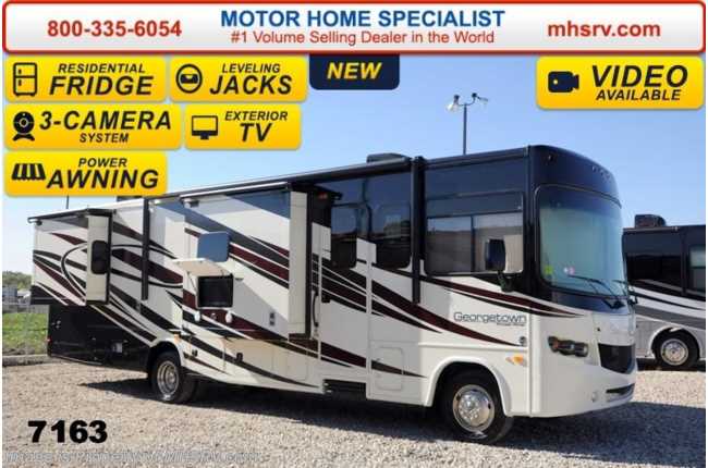 2014 Forest River Georgetown 328TS W/3 Slides, Res Fridge, 3 Cam, OH Bunk, 3 TV