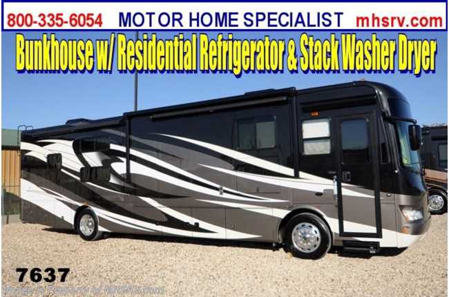 2014 Forest River Berkshire 390BH-60 Stack W/D, Res. Fridge, 360HP, Bunk Beds