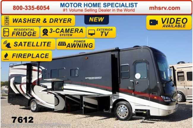 2014 Sportscoach Cross Country 405FK Res. Fridge, Stack  W/D, Sat, Fireplace (S)