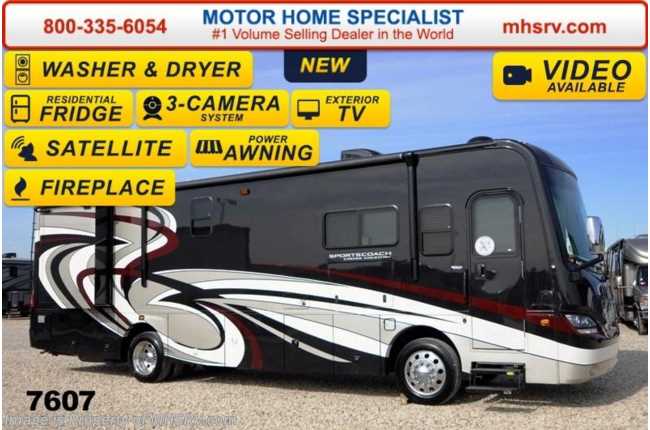 2014 Sportscoach Cross Country 360DL Stack W/D, Fireplace, Res. Fridge, Sat (D)
