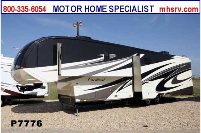 2013 Forest River Cardinal (3450RL) W/3 Slides, King Bed, Tank Heaters
