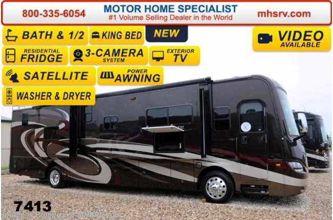 2014 Sportscoach Cross Country 404RB Bath &amp; 1/2, Stack W/D, Res. Fridge, Sat (S)