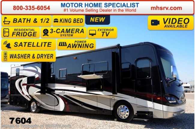 2014 Sportscoach Cross Country 404RB Bath &amp; 1/2, Stack W/D, Sat, Res. Fridge (P)