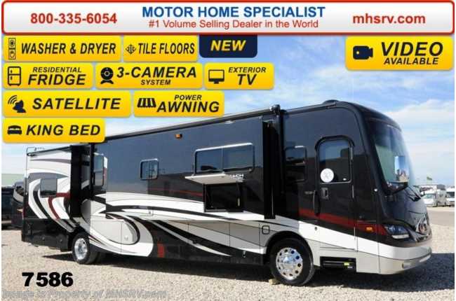 2014 Sportscoach Cross Country 406QS Stack W/D, Res. Fridge, King, Sat (S)