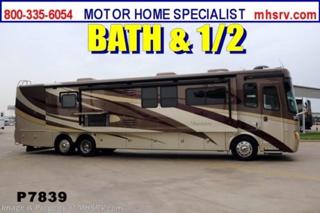 /TX 9/23/2013 &lt;a href=&quot;http://www.mhsrv.com/other-rvs-for-sale/mandalay-rv/&quot;&gt;&lt;img src=&quot;http://www.mhsrv.com/images/sold-mandalay.jpg&quot; width=&quot;383&quot; height=&quot;141&quot; border=&quot;0&quot; /&gt;&lt;/a&gt;Used Thor RV for Sale- 2008 Thor Mandalay (43A) with 3 slides including a full wall slide and 21,536 miles. This beautiful bath and a half RV is approximately 44 feet in length with a 425HP Cummins diesel engine with side radiator, Freightliner raised rail chassis with IFS and tag axle, power mirrors with heat, 10KW Onan generator with AGS on a power slide, power patio and door awnings, window awnings, slide-out room toppers, Oasis water heating system, 50 Amp power cord reel, pass-thru storage with side swing baggage doors, full length slide-out cargo tray, aluminum wheels, solar panel, 10K lb. hitch, automatic hydraulic leveling system, 3 camera monitoring system, exterior entertainment center, Magnum inverter, ceramic tile floors, solid surface counters, dual pane windows, convection microwave, washer/dryer combo, king size dual sleep number bed, 3 ducted roof A/Cs with heat pumps and 3 LCD TVs. For additional information and photos please visit Motor Home Specialist at www.MHSRV .com or call 800-335-6054. 