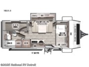 Call now about this 2022 Forest River No Boundaries NB19.8! 2022 Forest River No Boundaries NB19.8 - New Travel Trailer For Sale by National RV Detroit in Belleville, Michigan features Slideout