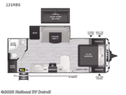 Call now about this 2022 Keystone Bullet 221RBS! 2022 Keystone Bullet 221RBS - New Travel Trailer For Sale by National RV Detroit in Belleville, Michigan features Slideout