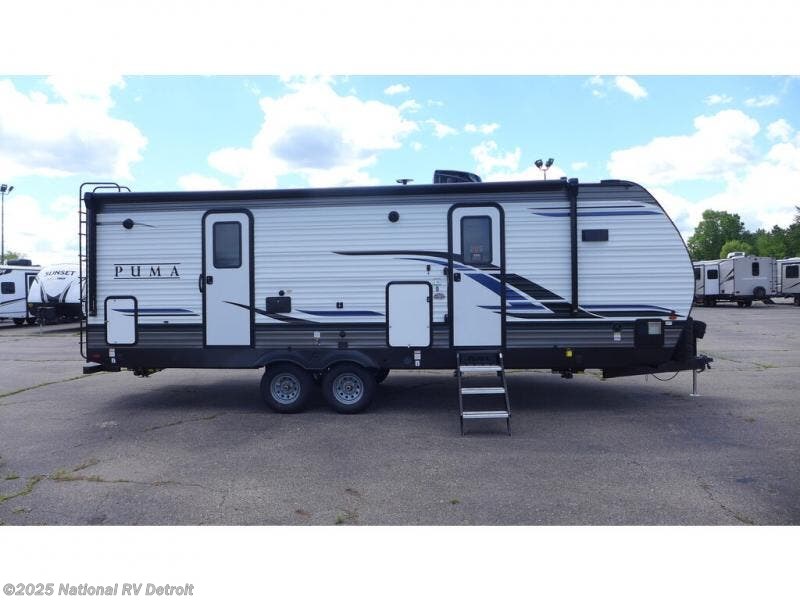 Contact us now about this 2023 Palomino Puma 26FKDS! 2023 Puma 26FKDS by Palomino from National RV Detroit in Belleville, Michigan