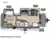 Call now about this 2023 Palomino Puma 26FKDS! 2023 Palomino Puma 26FKDS - New Travel Trailer For Sale by National RV Detroit in Belleville, Michigan features Slideout