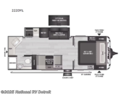 Call now about this 2024 Keystone Bullet Crossfire Double Axle 2220ML! 2024 Keystone Bullet Crossfire Double Axle 2220ML - New Travel Trailer For Sale by National RV Detroit in Belleville, Michigan features Slideout
