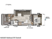 Call now about this 2025 Forest River Salem Cruise Lite 273QBXL! 2025 Forest River Salem Cruise Lite 273QBXL - New Travel Trailer For Sale by National RV Detroit in Belleville, Michigan features Slideout