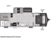 Call now about this 2026 Keystone Bullet Classic 26BHC! 2026 Keystone Bullet Classic 26BHC - New Travel Trailer For Sale by National RV Detroit in Belleville, Michigan features Slideout