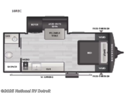 Call now about this 2026 Keystone Bullet Classic 18RBC! 2026 Keystone Bullet Classic 18RBC - New Travel Trailer For Sale by National RV Detroit in Belleville, Michigan features Slideout