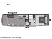 Call now about this 2026 Keystone Raptor Carbon Series 321LT! 2026 Keystone Raptor Carbon Series 321LT - New Toy Hauler For Sale by National RV Detroit in Belleville, Michigan