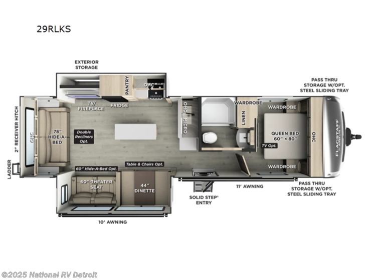 Email now about this 2026 Forest River Flagstaff Super Lite 29RLKS! New 2026 Forest River Flagstaff Super Lite 29RLKS available in Belleville, Michigan