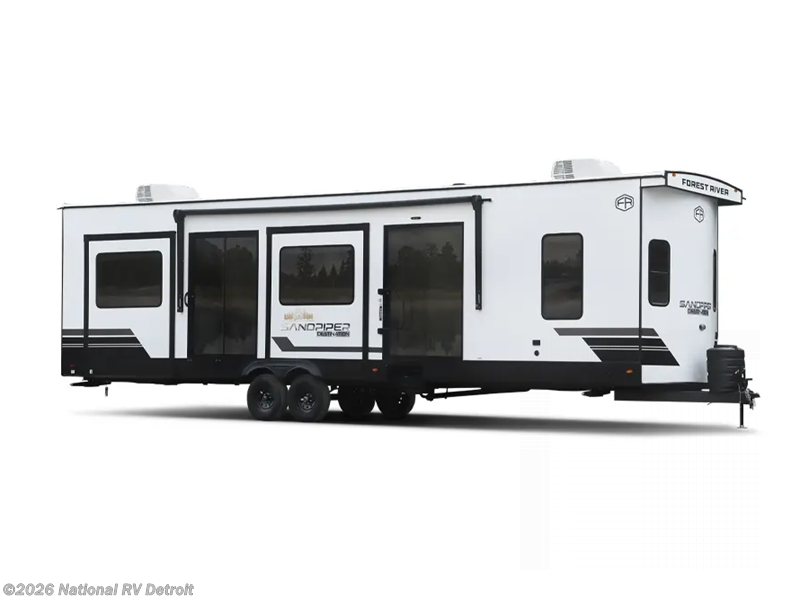 Email now about this 2026 Forest River Sandpiper Destination Trailers 41DUPLEX! New 2026 Forest River Sandpiper Destination Trailers 41DUPLEX available in Belleville, Michigan