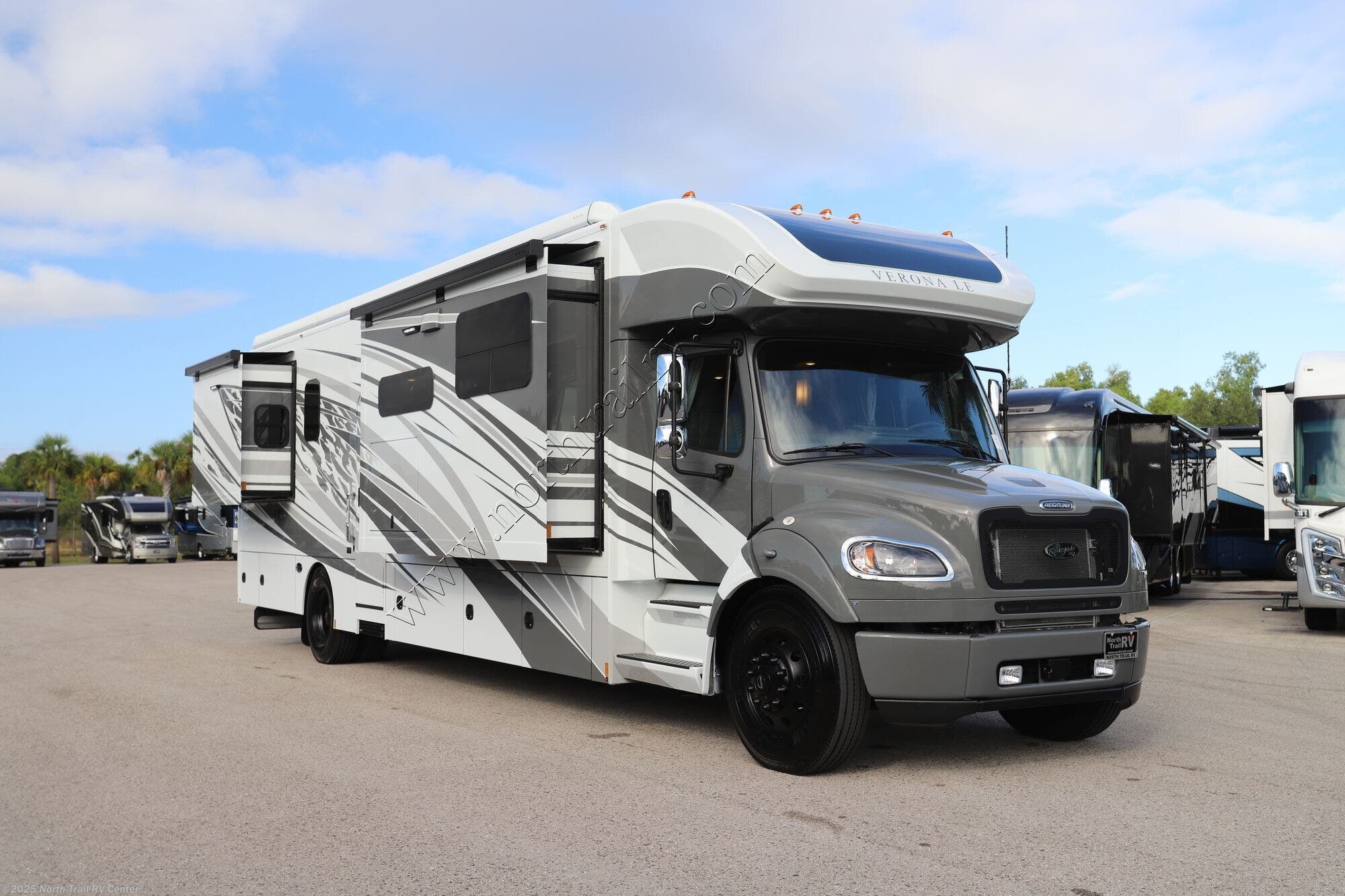 Call now about this 2026 Renegade RV Verona LE 40LTS! 2026 Renegade RV Verona LE 40LTS - New Super C For Sale by North Trail RV Center in Fort Myers, Florida