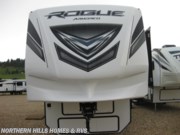 Call now about this 2022 Forest River Vengeance Rogue Armored 4007! 2022 Forest River Vengeance Rogue Armored 4007 - Used Toy Hauler For Sale by Northern Hills Homes and RV's in Whitewood, South Dakota features Outside Entertainment Center, King Size Bed, External Shower, Skylight, Microwave