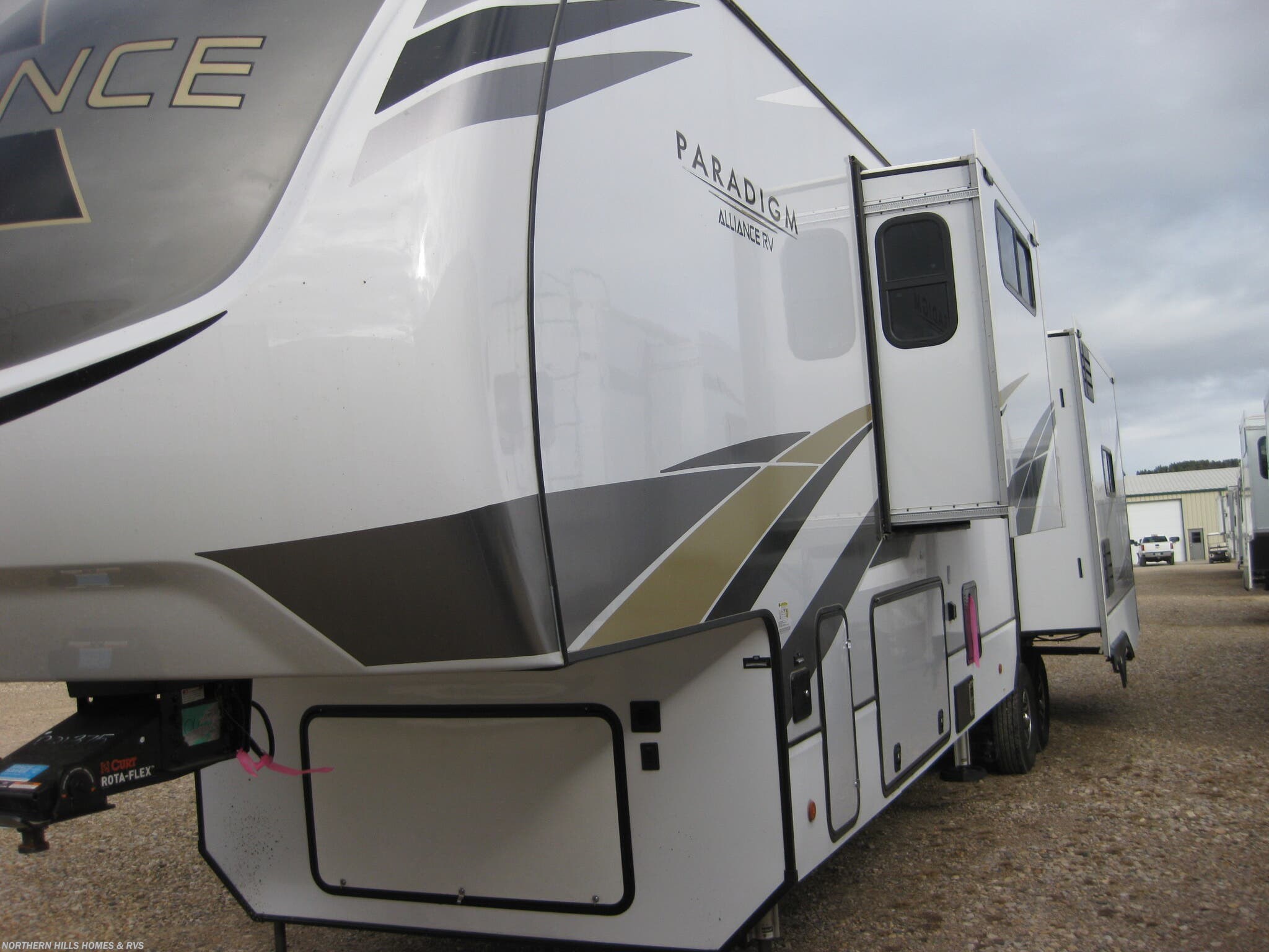 Call now about this 2022 Alliance RV Paradigm 370FB! 2022 Alliance RV Paradigm 370FB - Used Fifth Wheel For Sale by Northern Hills Homes and RV's in Whitewood, South Dakota features Toilet, Ladder, Skylight, Microwave, Insulated