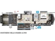 Call now about this 2020 Grand Design Momentum 397TH! Floorplan of 2020 Grand Design Momentum 397TH