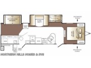Call now about this 2011 Keystone Outback 312BH! Floorplan of 2011 Keystone Outback 312BH